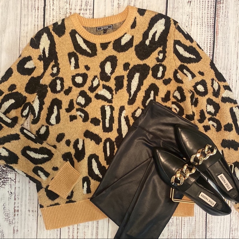 Bridge Leopard Print Sweater